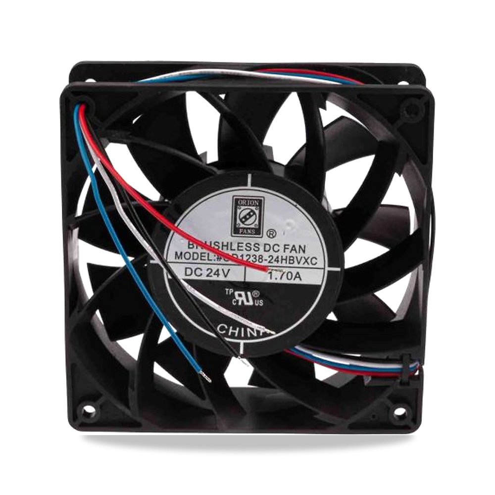 صورة منتج مروحة شفط وتبريد محورية (Axial Fan) 24 فولت 40.8 واط 1.7 أمبير 120 مم 38 مم RS PRO موديل 703-3473 - كود الصنف reemco-2027-0800044 - ماركة يباع من خلال reemco - توريد وتصوير حصري لشركة ريمكو القابضة السعودية
