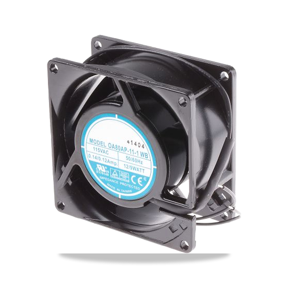 صورة منتج مروحة شفط وتبريد محورية (Axial Fan) رمان بلي ومحمل دوران 115 فولت 9 واط 120 مللي أمبير 80 مم موديل 619-6999 - كود الصنف reemco-2027-0800533 - ماركة يباع من خلال reemco - توريد وتصوير حصري لشركة ريمكو القابضة السعودية