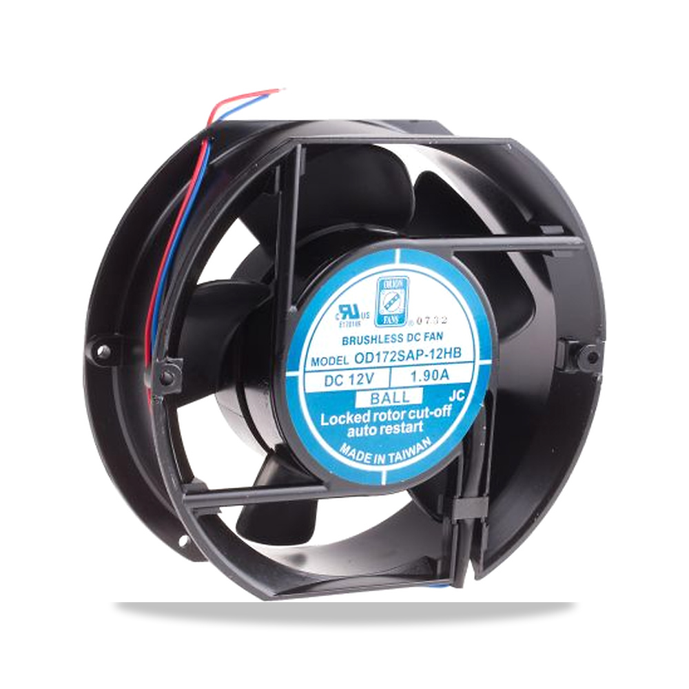 صورة منتج مروحة شفط وتبريد محورية (Axial Fan) بدون فحمات (Brushless) محرك كهربائي 12 فولت 23 واط 1.9 موديل 619-6696 - كود الصنف reemco-2027-0800666 - ماركة يباع من خلال reemco - توريد وتصوير حصري لشركة ريمكو القابضة السعودية
