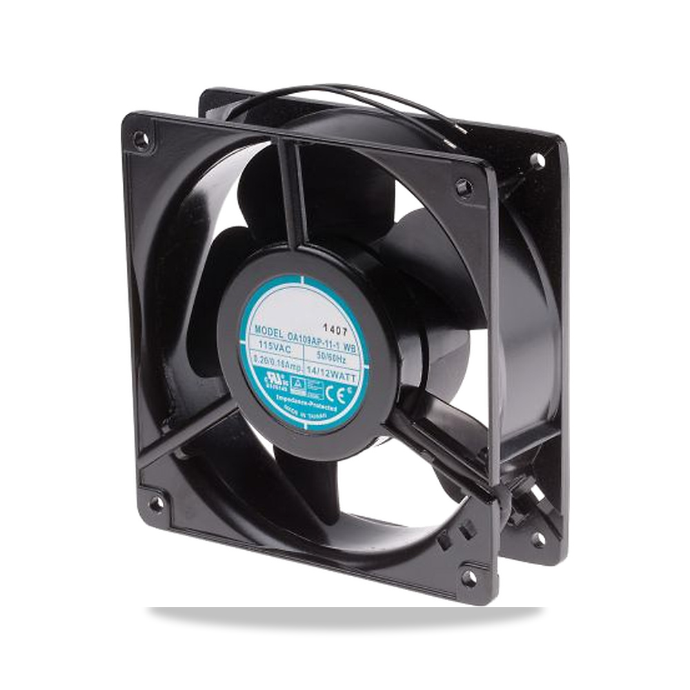 صورة منتج مروحة شفط وتبريد محورية (Axial Fan) رمان بلي ومحمل دوران 115 فولت 15 واط 119.5 مم 38.5 مم موديل 789-7892 - كود الصنف reemco-2027-0801291 - ماركة يباع من خلال reemco - توريد وتصوير حصري لشركة ريمكو القابضة السعودية