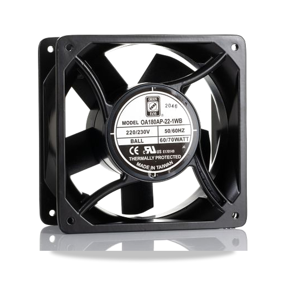 صورة منتج مروحة شفط وتبريد محورية (Axial Fan) رمان بلي ومحمل دوران 230 فولت 62 واط 280 مللي أمبير 180 موديل 619-6933 - كود الصنف reemco-2027-0801321 - ماركة يباع من خلال reemco - توريد وتصوير حصري لشركة ريمكو القابضة السعودية
