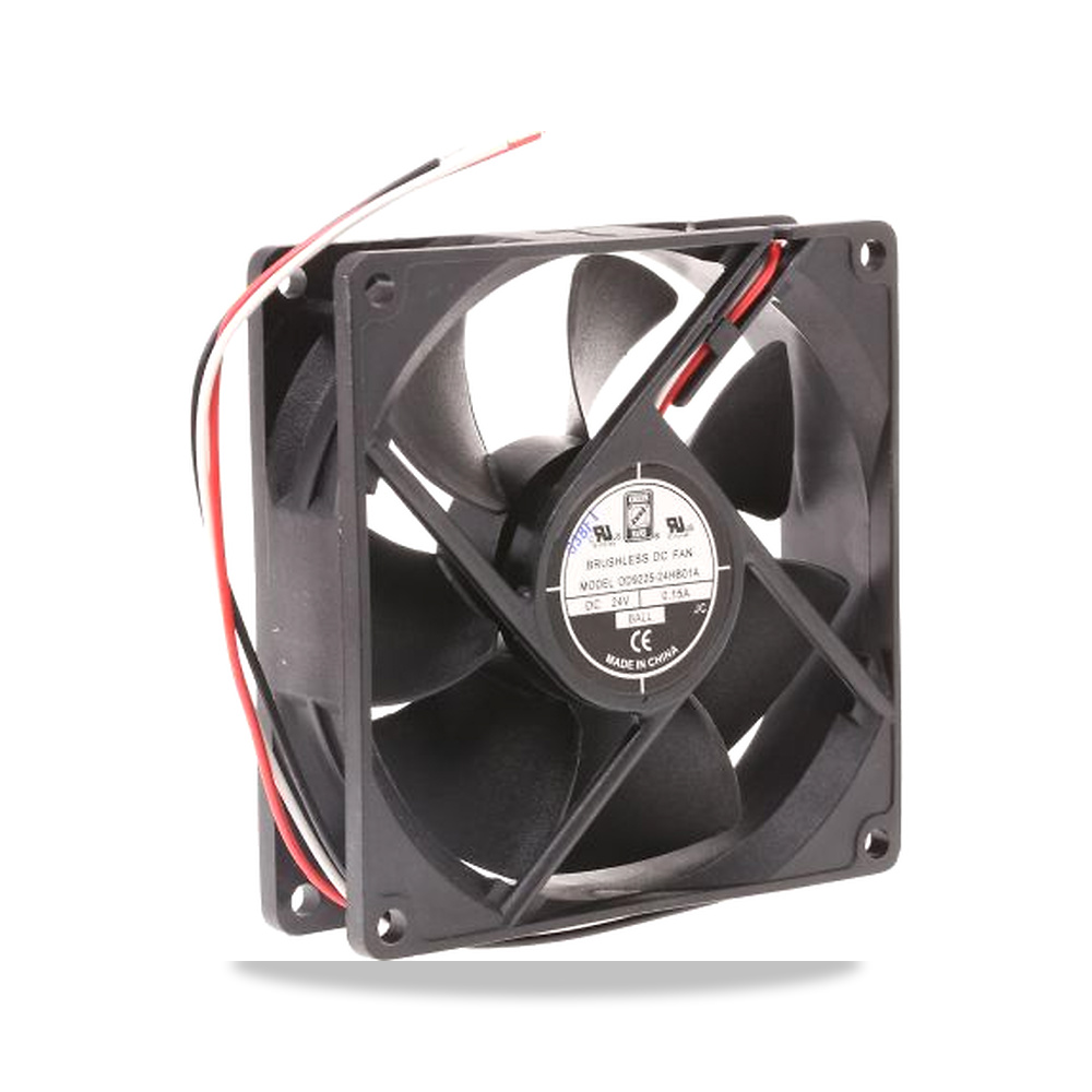 صورة منتج مروحة شفط وتبريد محورية (Axial Fan) 24 فولت 3.6 واط 140 مللي أمبير 92.5 مم 25 مم RS PRO موديل 619-7194 - كود الصنف reemco-2027-0801345 - ماركة يباع من خلال reemco - توريد وتصوير حصري لشركة ريمكو القابضة السعودية
