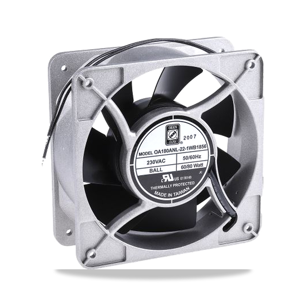 صورة منتج مروحة شفط وتبريد محورية (Axial Fan) 230 فولت 80 واط 180 مم 65 مم IP56 RS PRO موديل 175-9823 - كود الصنف reemco-2027-0802074 - ماركة يباع من خلال reemco - توريد وتصوير حصري لشركة ريمكو القابضة السعودية