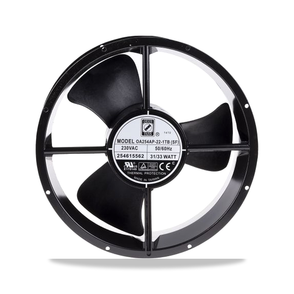 صورة منتج مروحة شفط وتبريد محورية (Axial Fan) ألومنيوم 230 فولت 33 واط 140 مللي أمبير 254 مم 89 مم RS PRO موديل 175-9810 - كود الصنف reemco-2027-0802592 - ماركة يباع من خلال reemco - توريد وتصوير حصري لشركة ريمكو القابضة السعودية