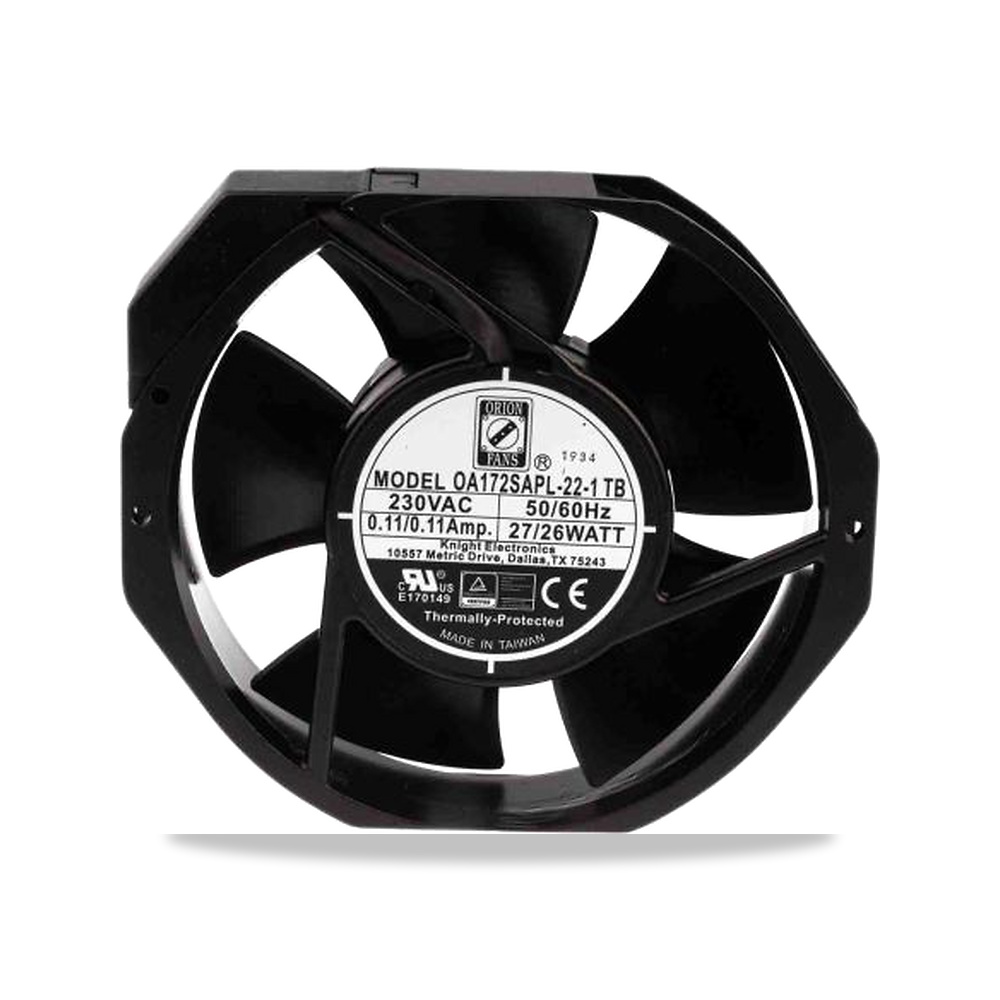 صورة منتج مروحة شفط وتبريد محورية (Axial Fan) مروحة تهوية وتبريد 230 فولت 28 واط 120 مللي أمبير 150 مم موديل 144-4139 - كود الصنف reemco-2027-0804296 - ماركة يباع من خلال reemco - توريد وتصوير حصري لشركة ريمكو القابضة السعودية