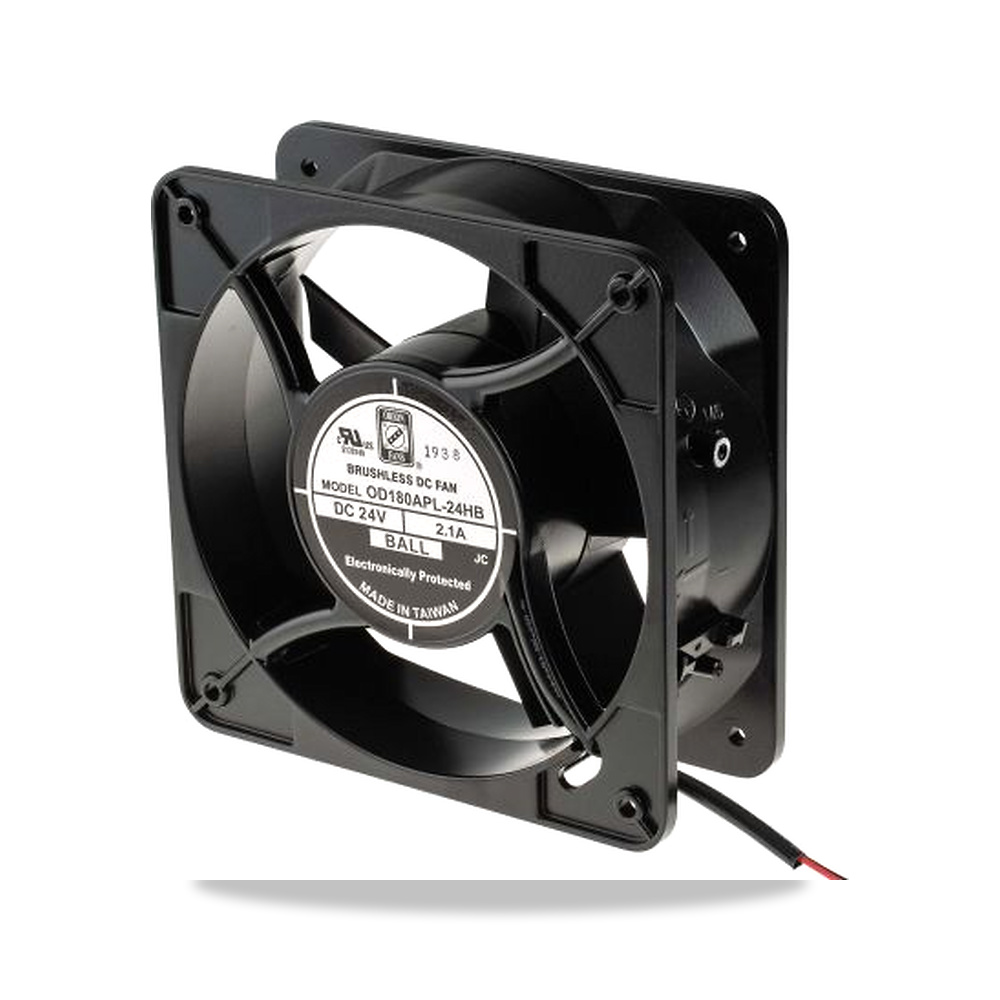 صورة منتج مروحة شفط وتبريد محورية (Axial Fan) 24 فولت 24 واط 2.1 أمبير 180 مم 65 مم RS PRO موديل 619-6747 - كود الصنف reemco-2027-0805264 - ماركة يباع من خلال reemco - توريد وتصوير حصري لشركة ريمكو القابضة السعودية