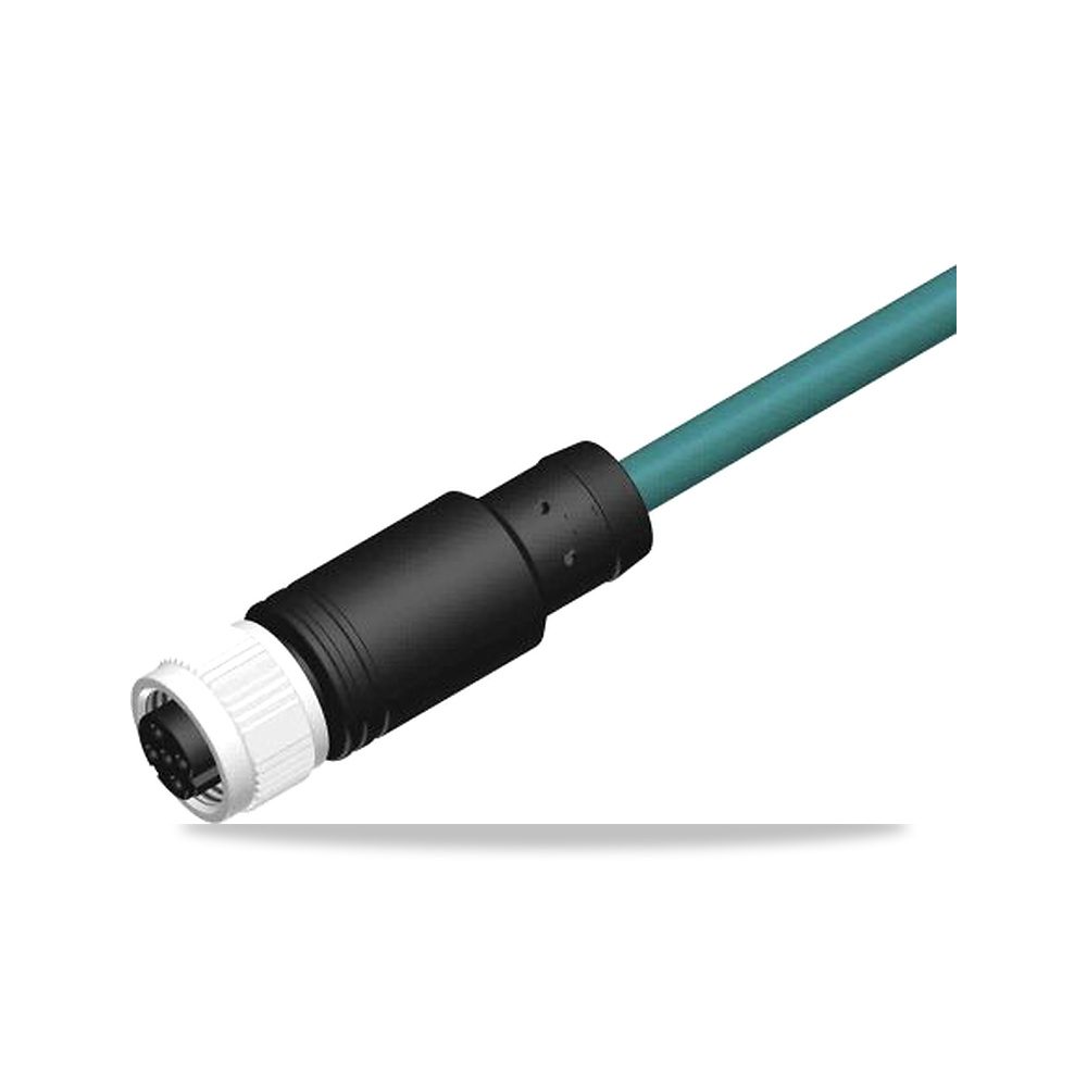 صورة منتج كابل وسلك أنثى 5 متر 4 خط/قطب M12 RS PRO موديل 201-7098 – الطول 5m – نوع الخامة Polyurethane - كود الصنف reemco-2027-0809302 - ماركة يباع من خلال reemco - توريد وتصوير حصري لشركة ريمكو القابضة السعودية