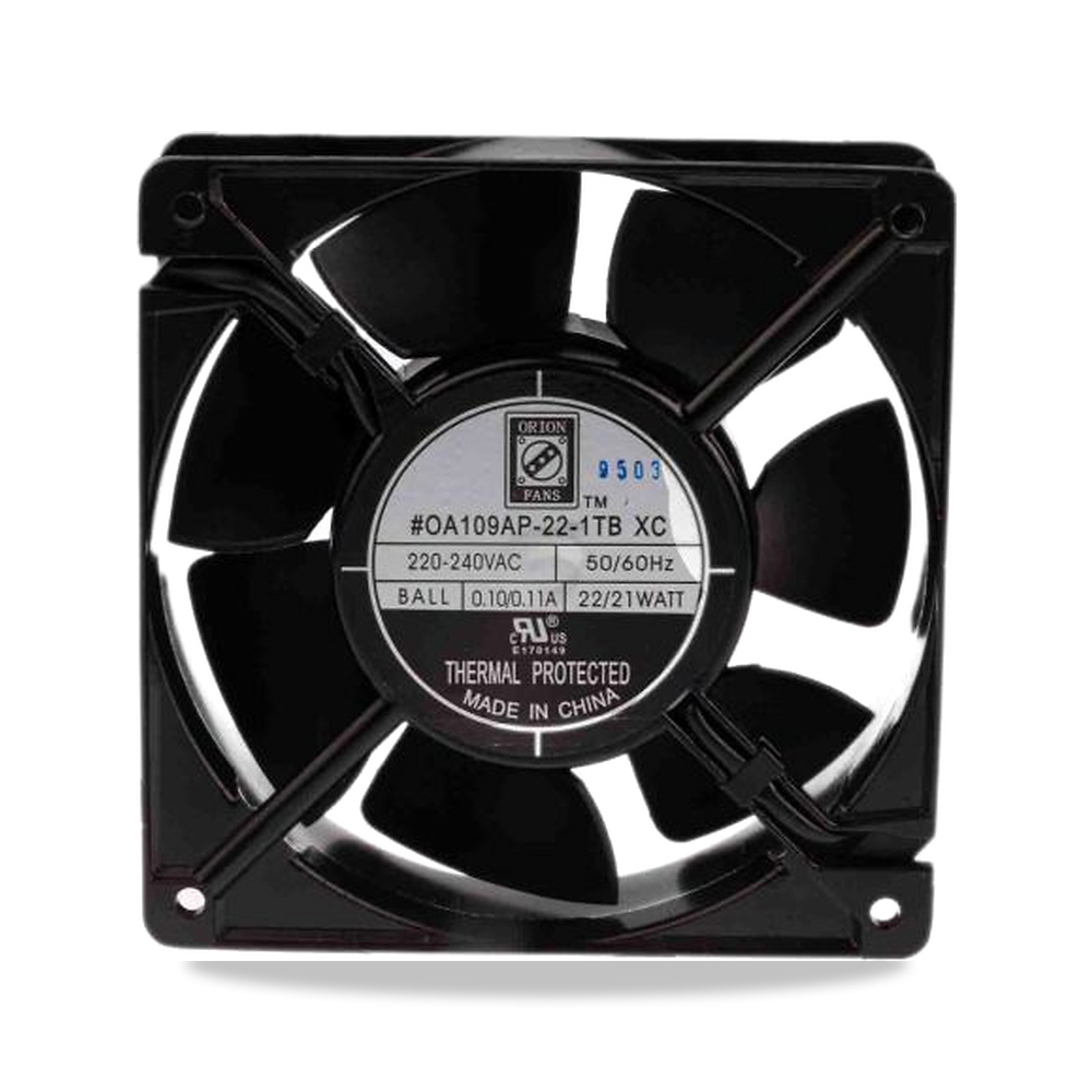 صورة منتج مروحة شفط وتبريد محورية (Axial Fan) مروحة تهوية وتبريد 230 فولت 22 واط 100 مللي أمبير 120 مم موديل 144-4138 - كود الصنف reemco-2027-0810869 - ماركة يباع من خلال reemco - توريد وتصوير حصري لشركة ريمكو القابضة السعودية