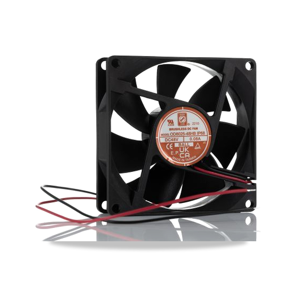 صورة منتج مروحة شفط وتبريد محورية (Axial Fan) بدون فحمات (Brushless) 48 فولت 3.8 واط 0.08 أمبير 80 مم موديل 230-3044 - كود الصنف reemco-2027-0810907 - ماركة يباع من خلال reemco - توريد وتصوير حصري لشركة ريمكو القابضة السعودية
