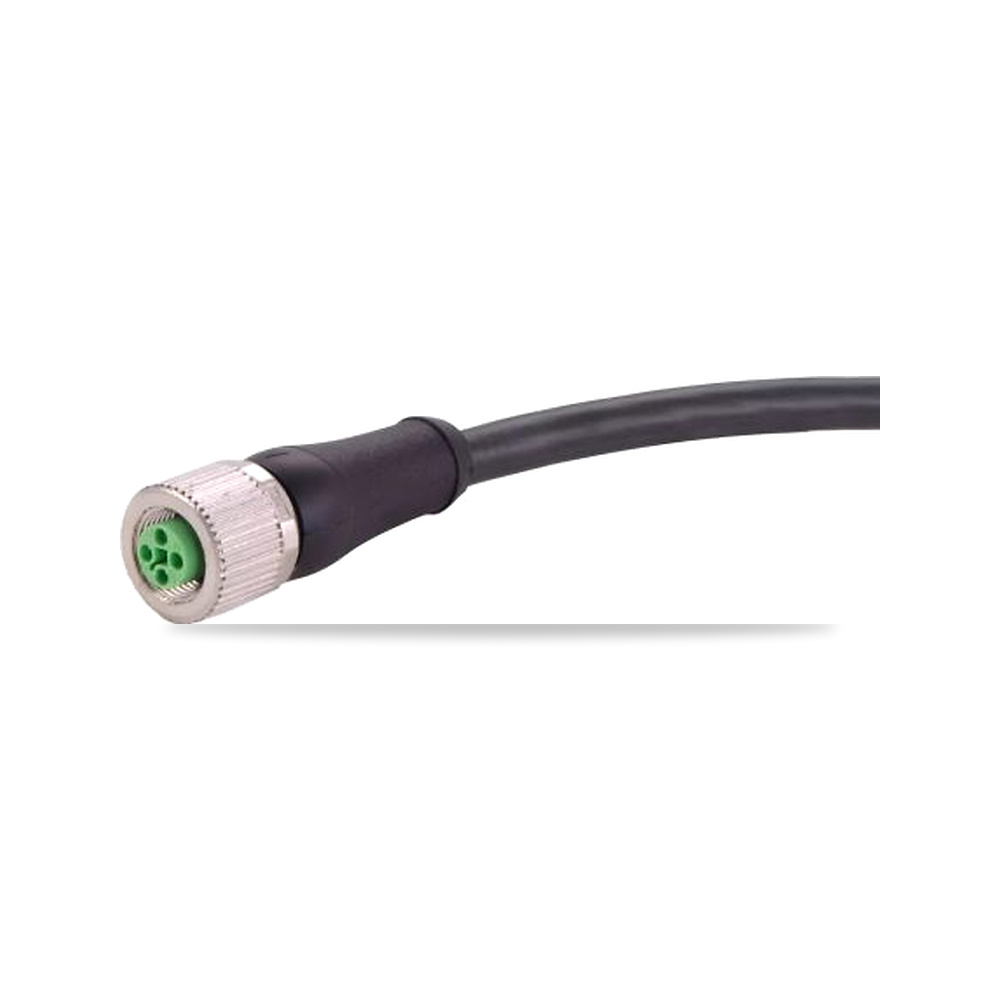 صورة منتج كابل وسلك أنثى كابل وسلك 4 خط/قطب M12 HARTING موديل 21343700446100 – نوع الخامة Polyurethane – اللون أسود - كود الصنف reemco-2027-0816624 - ماركة يباع من خلال reemco - توريد وتصوير حصري لشركة ريمكو القابضة السعودية