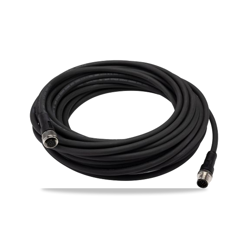 صورة منتج كابل وسلك ذكر مستقيم 10 متر 12 خط/قطب M12 RS PRO موديل 282-5427 – نوع الخامة Polyurethane – اللون أسود - كود الصنف reemco-2027-0817100 - ماركة يباع من خلال reemco - توريد وتصوير حصري لشركة ريمكو القابضة السعودية