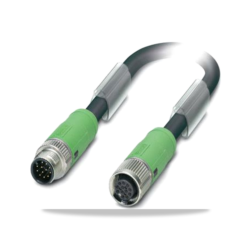 صورة منتج كابل وسلك ذكر أنثى 2.5 متر 12 خط/قطب M12 Phoenix Contact موديل 1424547 – الطول 2.5m – نوع الخامة Polyurethane/PVC - كود الصنف reemco-2027-0822114 - ماركة يباع من خلال reemco - توريد وتصوير حصري لشركة ريمكو القابضة السعودية