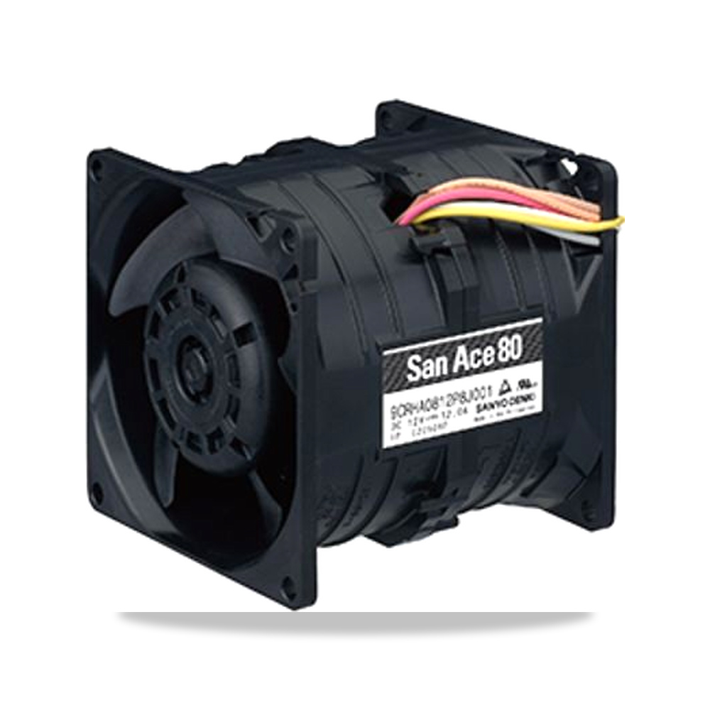 صورة منتج مروحة تهوية وتبريد 48 فولت 135 واط 2.8 أمبير 80 مم Sanyo Denki موديل 9CRHA0848P8J001 - كود الصنف reemco-2027-0822380 - ماركة يباع من خلال reemco - توريد وتصوير حصري لشركة ريمكو القابضة السعودية