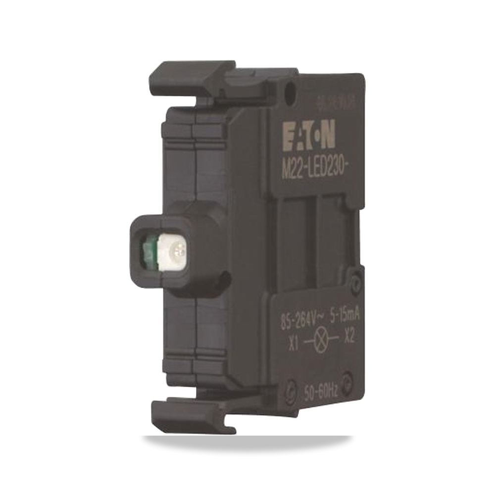 صورة منتج لمبة ومصدر إنارة أزرق لمبة إضاءة 264 فولت M22 IP20 Eaton موديل 182908 M22-LED230TA-B - كود الصنف reemco-2027-0836403 - ماركة يباع من خلال reemco - توريد وتصوير حصري لشركة ريمكو القابضة السعودية