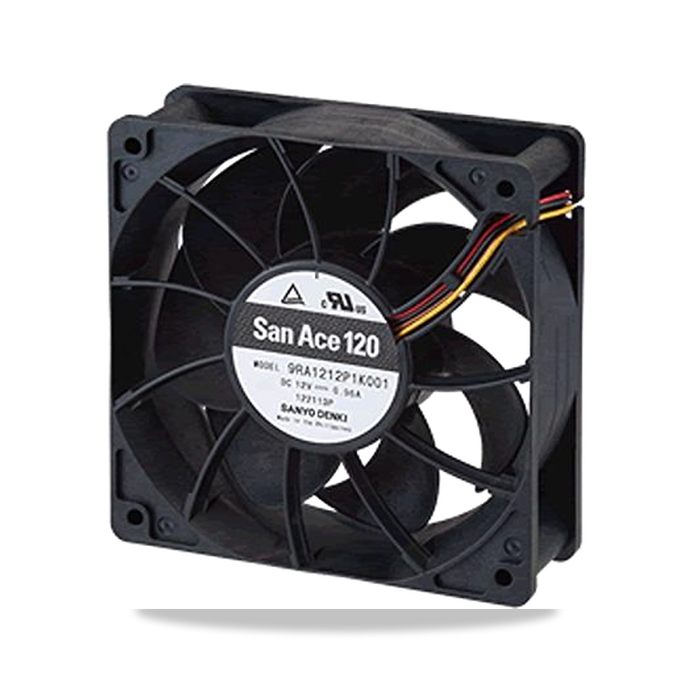 صورة منتج مروحة شفط وتبريد محورية (Axial Fan) 12 فولت 5.64 واط 0.47 أمبير 120 مم 38 مم Sanyo Denki موديل 9RA1212E1001 - كود الصنف reemco-2027-0861266 - ماركة يباع من خلال reemco - توريد وتصوير حصري لشركة ريمكو القابضة السعودية