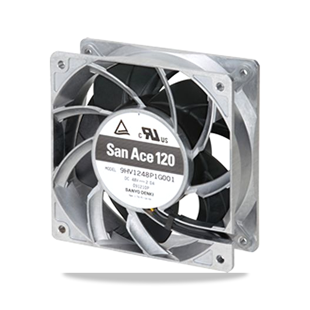 صورة منتج مروحة شفط وتبريد محورية (Axial Fan) 24 فولت 57.6 واط 2.4 أمبير 120 مم 38 مم Sanyo Denki موديل 9HV1224P1A001 - كود الصنف reemco-2027-0861275 - ماركة يباع من خلال reemco - توريد وتصوير حصري لشركة ريمكو القابضة السعودية