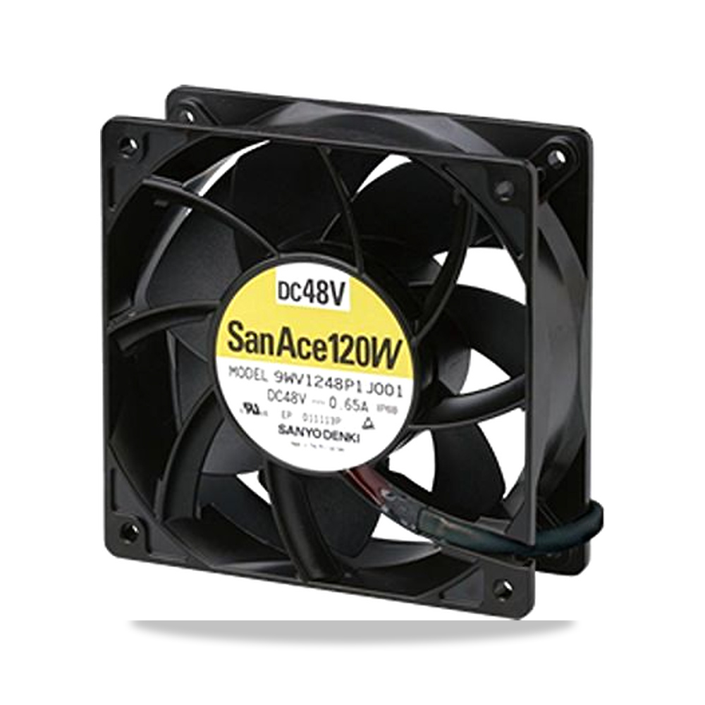 صورة منتج مروحة شفط وتبريد محورية (Axial Fan) 24 فولت 120 واط 36 واط 1.5 أمبير 120 مم Sanyo Denki موديل 9WV1224P1J601 - كود الصنف reemco-2027-0861283 - ماركة يباع من خلال reemco - توريد وتصوير حصري لشركة ريمكو القابضة السعودية
