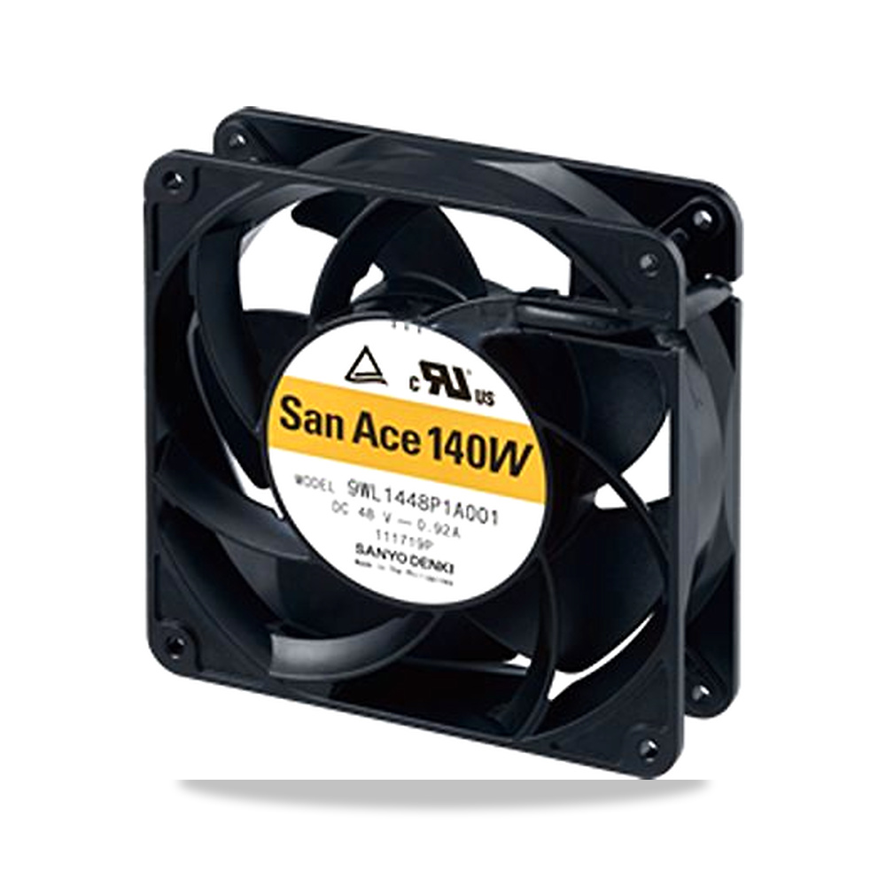 صورة منتج مروحة شفط وتبريد محورية (Axial Fan) 12 فولت 140 واط 20.4 واط 1.7 أمبير 140 مم Sanyo Denki موديل 9WL1412P1H001 - كود الصنف reemco-2027-0861286 - ماركة يباع من خلال reemco - توريد وتصوير حصري لشركة ريمكو القابضة السعودية