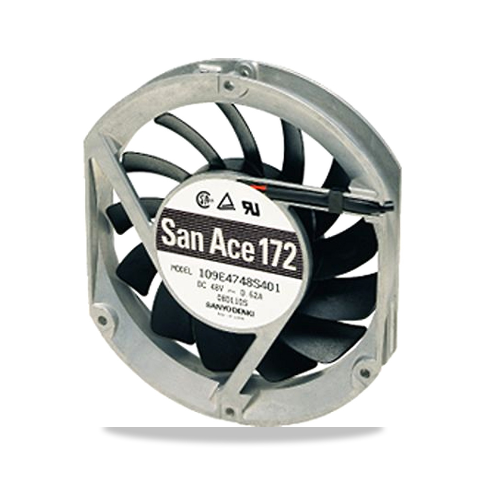 صورة منتج مروحة شفط وتبريد محورية (Axial Fan) 12 فولت 15.6 واط 1.3 أمبير 172 مم 147 مم Sanyo Denki موديل 109E4712M401 - كود الصنف reemco-2027-0861296 - ماركة يباع من خلال reemco - توريد وتصوير حصري لشركة ريمكو القابضة السعودية