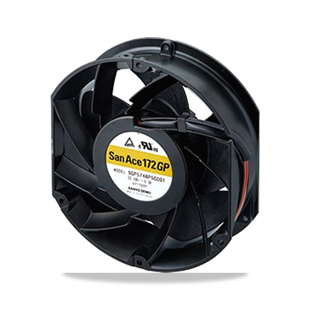 صورة منتج مروحة شفط وتبريد محورية (Axial Fan) 24 فولت 120 واط 5 أمبير 172 مم 150 مم Sanyo Denki موديل 9GP5724P5H001 - كود الصنف reemco-2027-0861298 - ماركة يباع من خلال reemco - توريد وتصوير حصري لشركة ريمكو القابضة السعودية