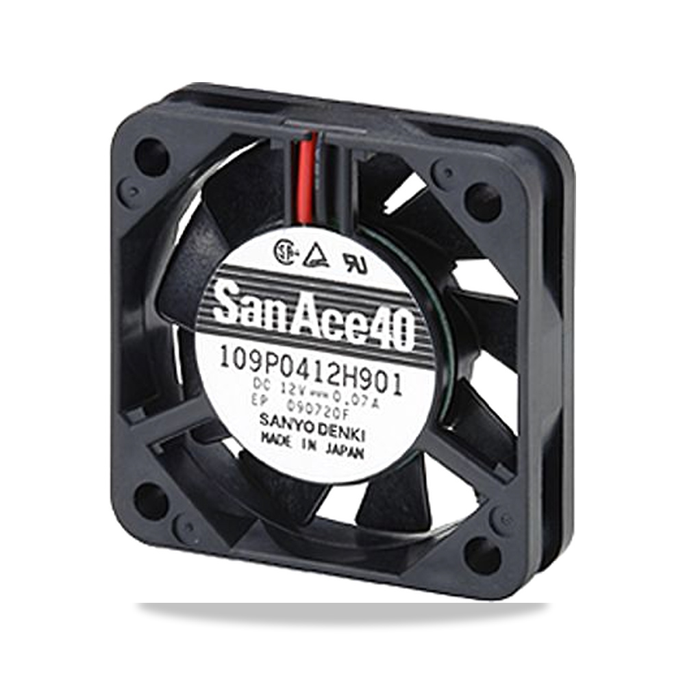 صورة منتج مروحة شفط وتبريد محورية (Axial Fan) 12 فولت 0.84 واط 0.07 أمبير 40 مم 10 مم Sanyo Denki موديل 109P0412M901 - كود الصنف reemco-2027-0861316 - ماركة يباع من خلال reemco - توريد وتصوير حصري لشركة ريمكو القابضة السعودية