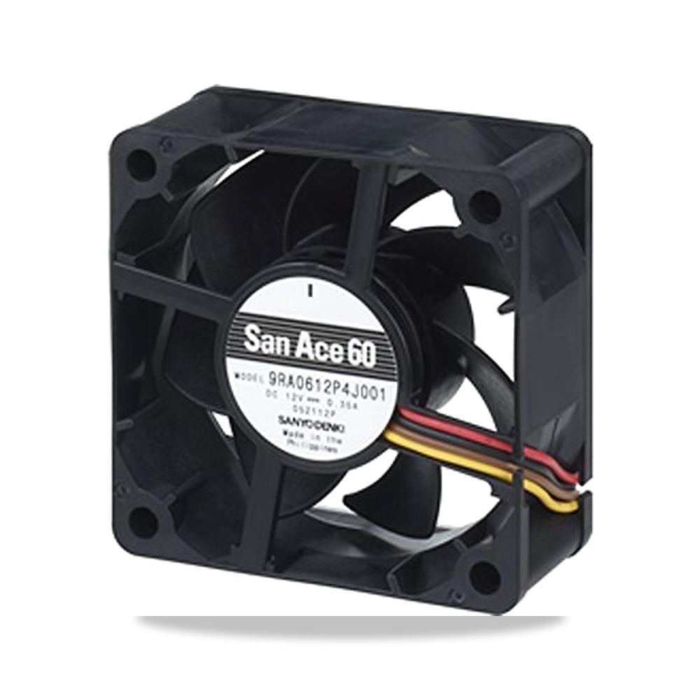 صورة منتج مروحة شفط وتبريد محورية (Axial Fan) 12 فولت 1.8 واط 0.15 أمبير 60 مم 25 مم Sanyo Denki موديل 9RA0612G4001 - كود الصنف reemco-2027-0861331 - ماركة يباع من خلال reemco - توريد وتصوير حصري لشركة ريمكو القابضة السعودية