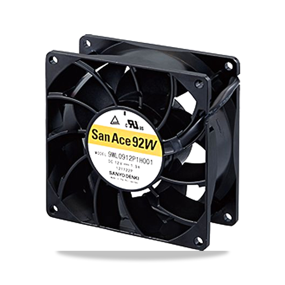 صورة منتج مروحة شفط وتبريد محورية (Axial Fan) 48 فولت 92 واط 11.52 واط 0.24 أمبير 92 مم Sanyo Denki موديل 9WL0948P1F601 - كود الصنف reemco-2027-0861774 - ماركة يباع من خلال reemco - توريد وتصوير حصري لشركة ريمكو القابضة السعودية