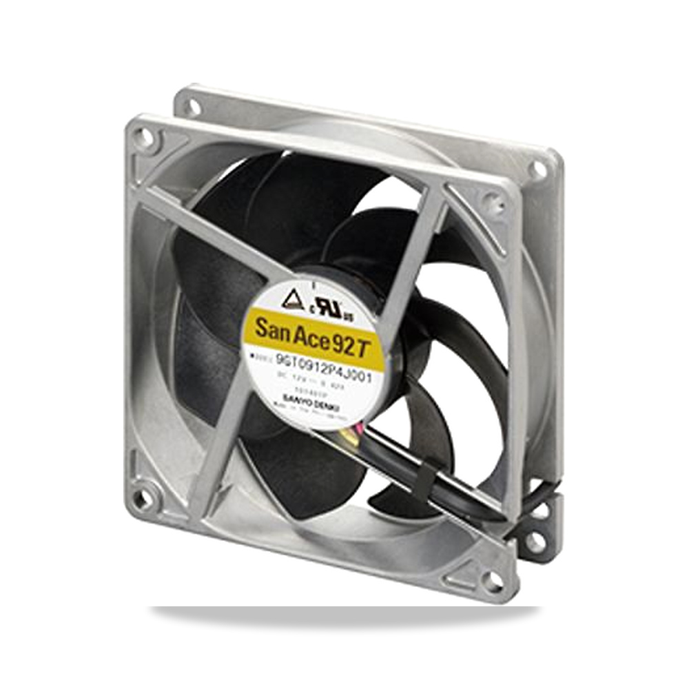 صورة منتج مروحة شفط وتبريد محورية (Axial Fan) 12 فولت 5.04 واط 0.42 أمبير 92 مم 25 مم Sanyo Denki موديل 9GT0912P4J001 - كود الصنف reemco-2027-0861781 - ماركة يباع من خلال reemco - توريد وتصوير حصري لشركة ريمكو القابضة السعودية