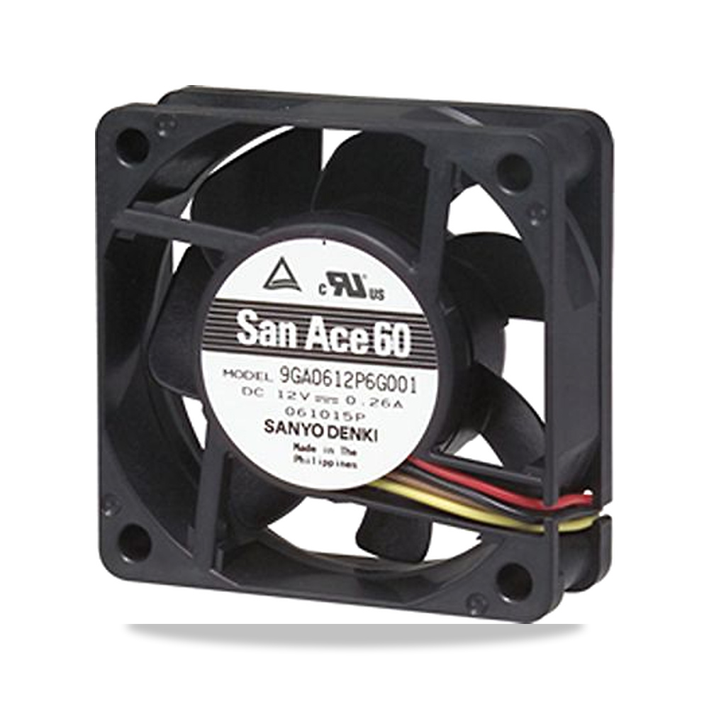 صورة منتج مروحة شفط وتبريد محورية (Axial Fan) 24 فولت 0.72 واط 0.03 أمبير 60 مم 20 مم Sanyo Denki موديل 9GA0624M6001 - كود الصنف reemco-2027-0861807 - ماركة يباع من خلال reemco - توريد وتصوير حصري لشركة ريمكو القابضة السعودية