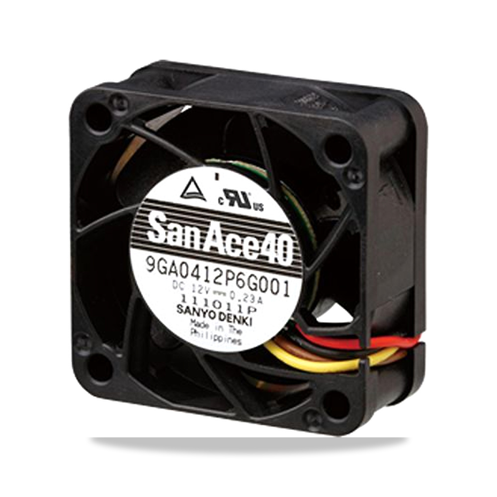 صورة منتج مروحة شفط وتبريد محورية (Axial Fan) 24 فولت 0.96 واط 0.04 أمبير 40 مم 20 مم Sanyo Denki موديل 9GA0424P6F001 - كود الصنف reemco-2027-0861811 - ماركة يباع من خلال reemco - توريد وتصوير حصري لشركة ريمكو القابضة السعودية