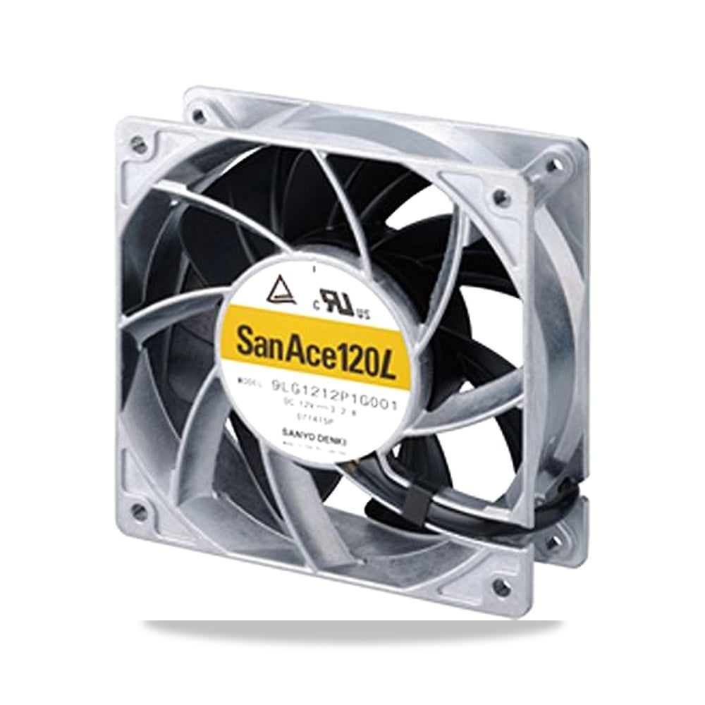 صورة منتج مروحة شفط وتبريد محورية (Axial Fan) 24 فولت 16.8 واط 0.7 أمبير 119 مم 38 مم Sanyo Denki موديل 9LG1224P1H001 - كود الصنف reemco-2027-0861827 - ماركة يباع من خلال reemco - توريد وتصوير حصري لشركة ريمكو القابضة السعودية