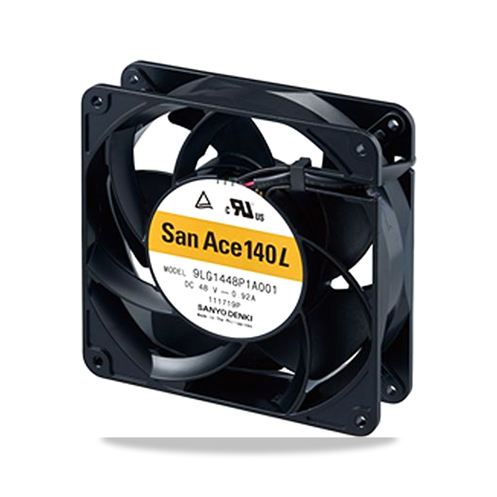 صورة منتج مروحة شفط وتبريد محورية (Axial Fan) 24 فولت 20.4 واط 0.85 أمبير 140 مم 38 مم Sanyo Denki موديل 9LG1424P1H001 - كود الصنف reemco-2027-0861828 - ماركة يباع من خلال reemco - توريد وتصوير حصري لشركة ريمكو القابضة السعودية