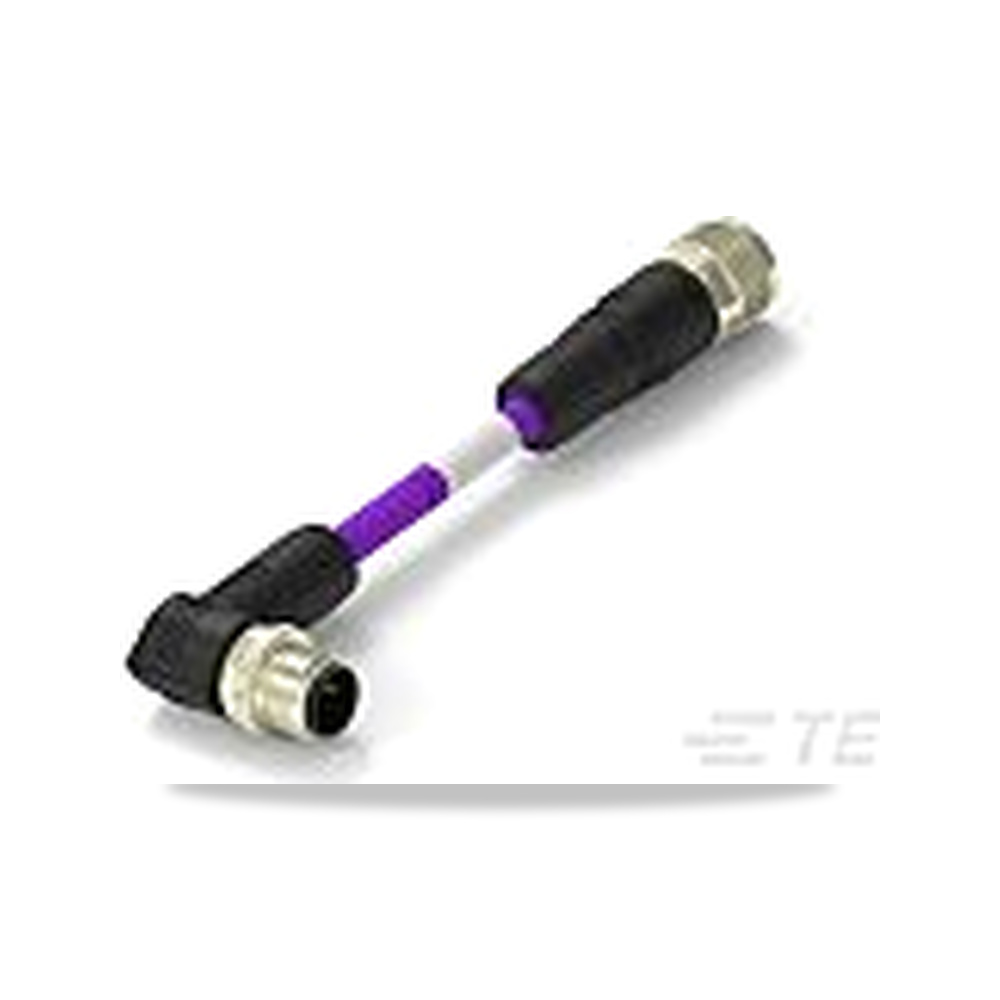 صورة منتج كابل وسلك ذكر أنثى 1.6 قدم 2 خط/قطب M12 اتجاهين TE Connectivity موديل TAB62A46501-001 – الطول 1.6ft – نوع الخامة Polyurethane - كود الصنف reemco-2027-0877265 - ماركة يباع من خلال reemco - توريد وتصوير حصري لشركة ريمكو القابضة السعودية