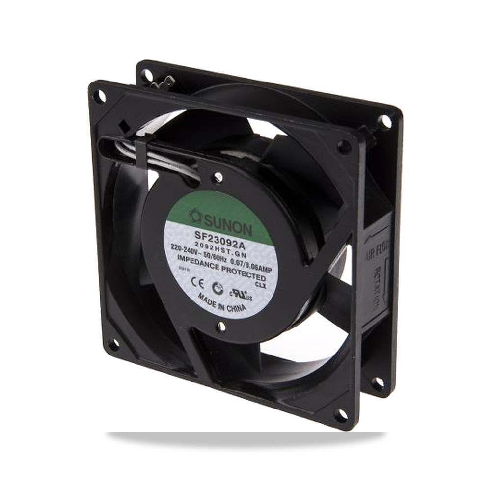 صورة منتج مروحة شفط وتبريد محورية (Axial Fan) رمان بلي ومحمل دوران 230 فولت 14 واط 60 مللي موديل SF23092A/2092HST.GN - كود الصنف reemco-2027-0884382 - ماركة يباع من خلال reemco - توريد وتصوير حصري لشركة ريمكو القابضة السعودية
