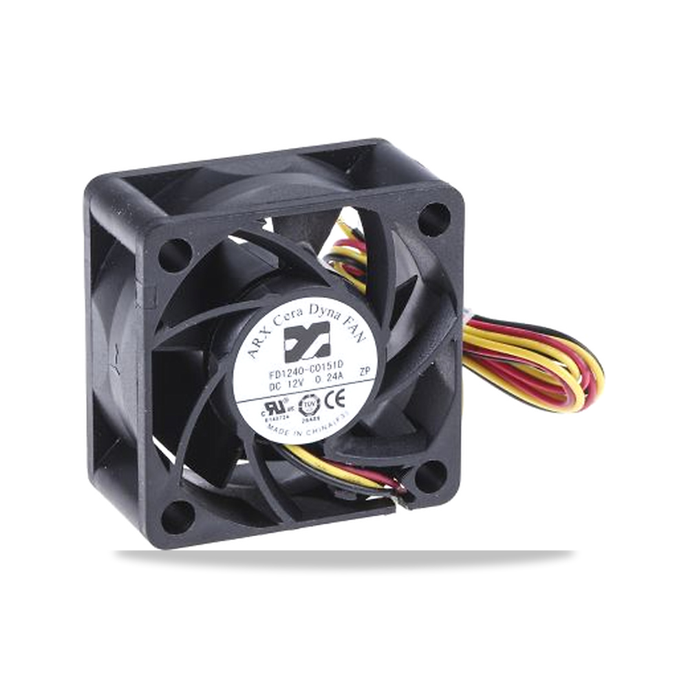 صورة منتج مروحة شفط وتبريد محورية (Axial Fan) سيراميك وخزف رمان بلي ومحمل دوران 12 فولت 2.04 موديل FD1240-C0151D2AL - كود الصنف reemco-2027-0884649 - ماركة يباع من خلال reemco - توريد وتصوير حصري لشركة ريمكو القابضة السعودية