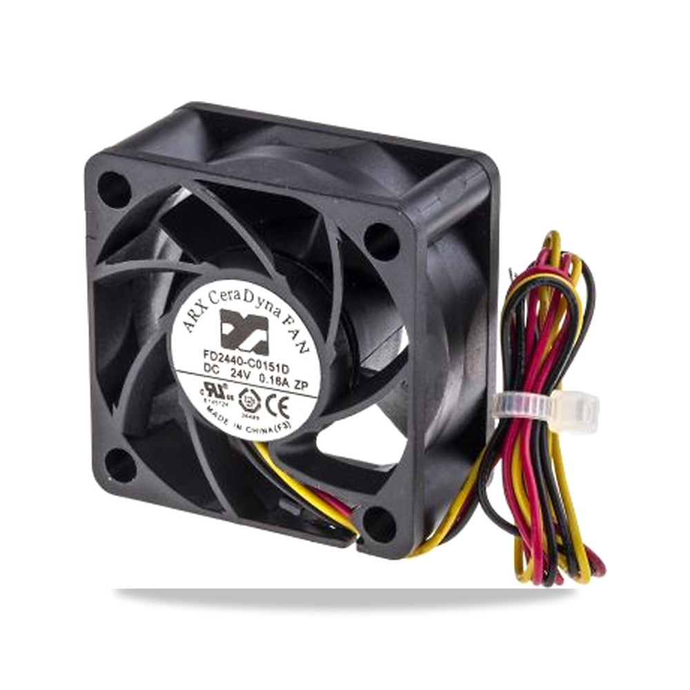 صورة منتج مروحة شفط وتبريد محورية (Axial Fan) سيراميك وخزف رمان بلي ومحمل دوران 24 فولت 3.12 موديل FD2440-C0151D2AL - كود الصنف reemco-2027-0885741 - ماركة يباع من خلال reemco - توريد وتصوير حصري لشركة ريمكو القابضة السعودية