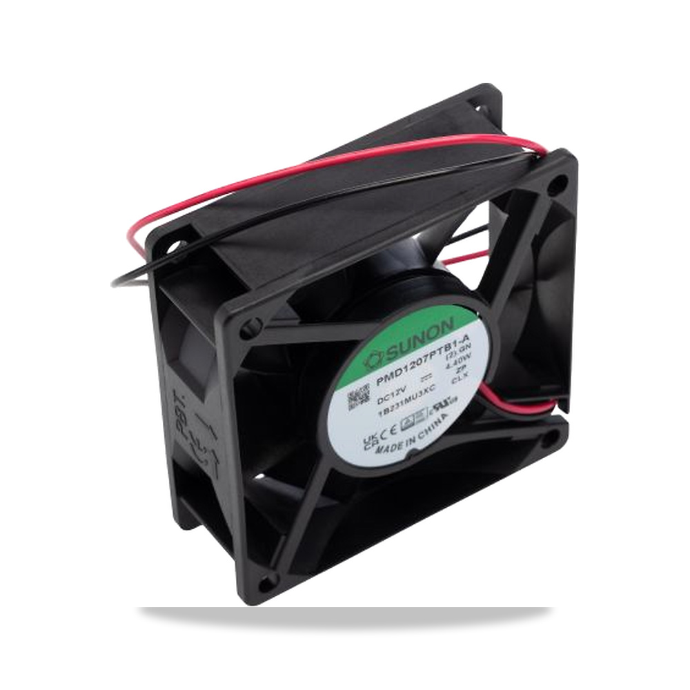 صورة منتج مروحة شفط وتبريد محورية (Axial Fan) 12 فولت 4.4 واط 370 مللي أمبير 70 مم 25 مم Sunon موديل PMD1207PTB1-A(2).GN - كود الصنف reemco-2027-0885805 - ماركة يباع من خلال reemco - توريد وتصوير حصري لشركة ريمكو القابضة السعودية