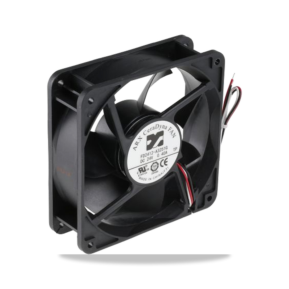 صورة منتج مروحة شفط وتبريد محورية (Axial Fan) سيراميك وخزف رمان بلي ومحمل دوران 24 فولت 7.2 واط موديل FD2412-A3251G2AL - كود الصنف reemco-2027-0886144 - ماركة يباع من خلال reemco - توريد وتصوير حصري لشركة ريمكو القابضة السعودية