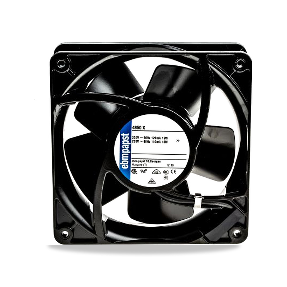 صورة منتج مروحة شفط وتبريد محورية (Axial Fan) 230 فولت 19 واط 119 مم 38 مم IP20 ebm-papst موديل 4650X - كود الصنف reemco-2027-0888855 - ماركة يباع من خلال reemco - توريد وتصوير حصري لشركة ريمكو القابضة السعودية