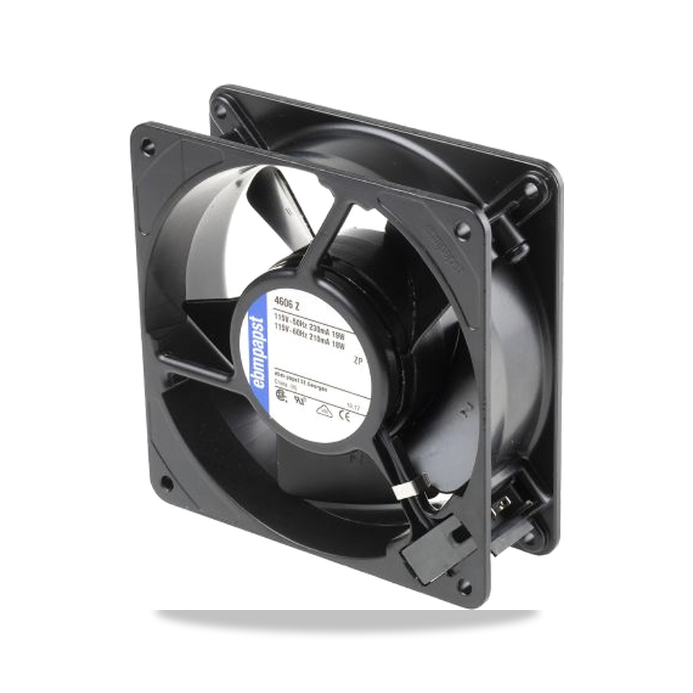 صورة منتج مروحة شفط وتبريد محورية (Axial Fan) 115 فولت 18 واط 119 مم 38 مم IP20 ebm-papst موديل 4606Z - كود الصنف reemco-2027-0889562 - ماركة يباع من خلال reemco - توريد وتصوير حصري لشركة ريمكو القابضة السعودية