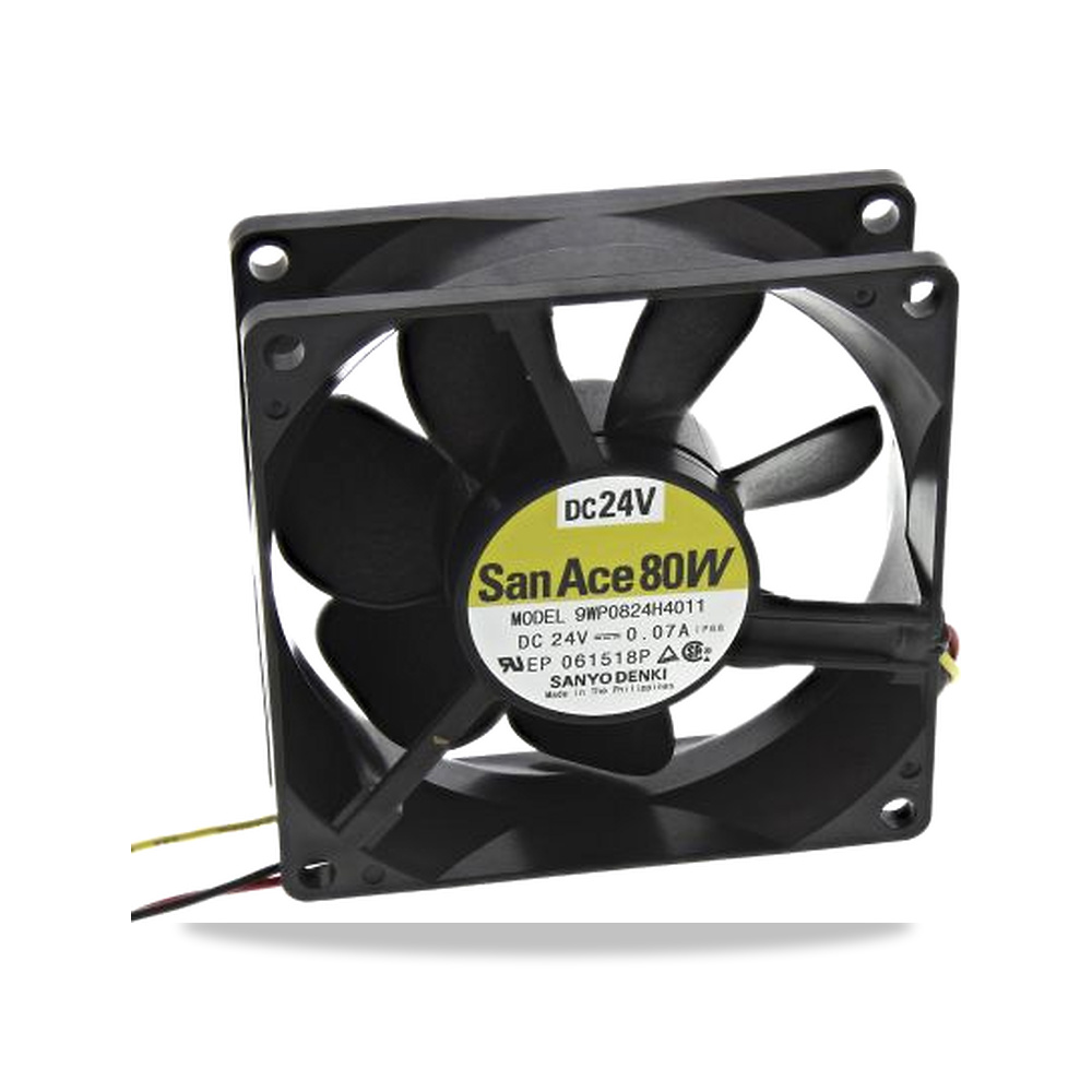 صورة منتج مروحة شفط وتبريد محورية (Axial Fan) مقاوم للماء 24 فولت 1.68 واط 70 مللي أمبير 80 مم 25 موديل 9WP0824H4011 - كود الصنف reemco-2027-0890766 - ماركة يباع من خلال reemco - توريد وتصوير حصري لشركة ريمكو القابضة السعودية