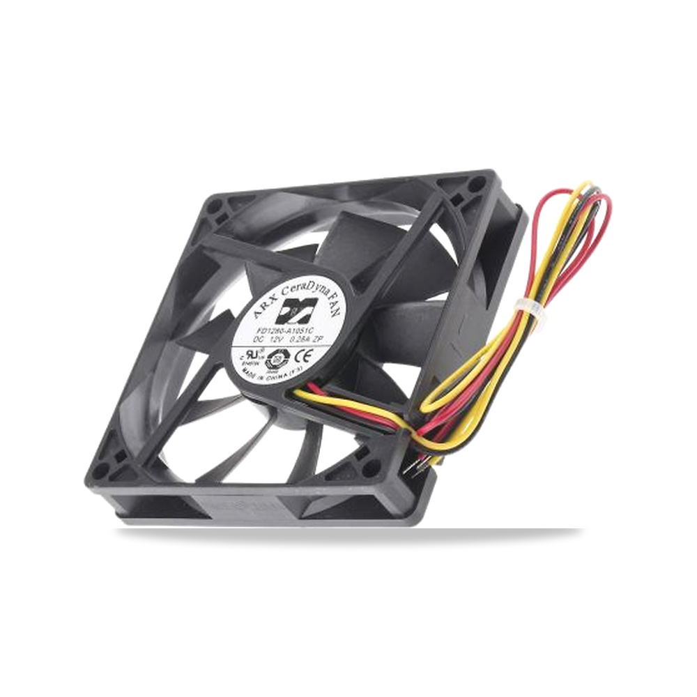 صورة منتج مروحة شفط وتبريد محورية (Axial Fan) سيراميك وخزف رمان بلي ومحمل دوران 12 فولت 2.52 موديل FD1280-A1051C3AL - كود الصنف reemco-2027-0890932 - ماركة يباع من خلال reemco - توريد وتصوير حصري لشركة ريمكو القابضة السعودية