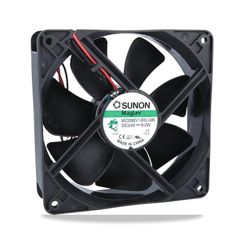 صورة منتج مروحة شفط وتبريد محورية (Axial Fan) 24 فولت 9.2 واط 383 مللي أمبير 120 مم 38 مم Sunon موديل MEC0382V1-000U-A99 - كود الصنف reemco-2027-0891307 - ماركة يباع من خلال reemco - توريد وتصوير حصري لشركة ريمكو القابضة السعودية