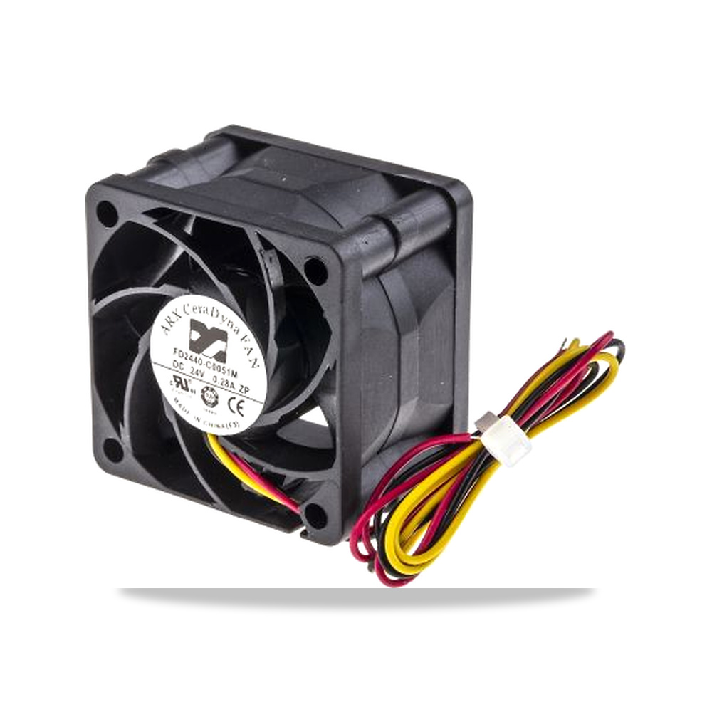 صورة منتج مروحة شفط وتبريد محورية (Axial Fan) سيراميك وخزف رمان بلي ومحمل دوران 24 فولت 5.76 موديل FD2440-C0051M2AL - كود الصنف reemco-2027-0891324 - ماركة يباع من خلال reemco - توريد وتصوير حصري لشركة ريمكو القابضة السعودية
