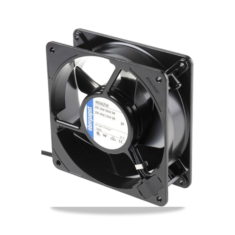 صورة منتج مروحة شفط وتبريد محورية (Axial Fan) 230 فولت 19 واط 119 مم 38 مم IP20 ebm-papst موديل 4656ZW - كود الصنف reemco-2027-0891419 - ماركة يباع من خلال reemco - توريد وتصوير حصري لشركة ريمكو القابضة السعودية