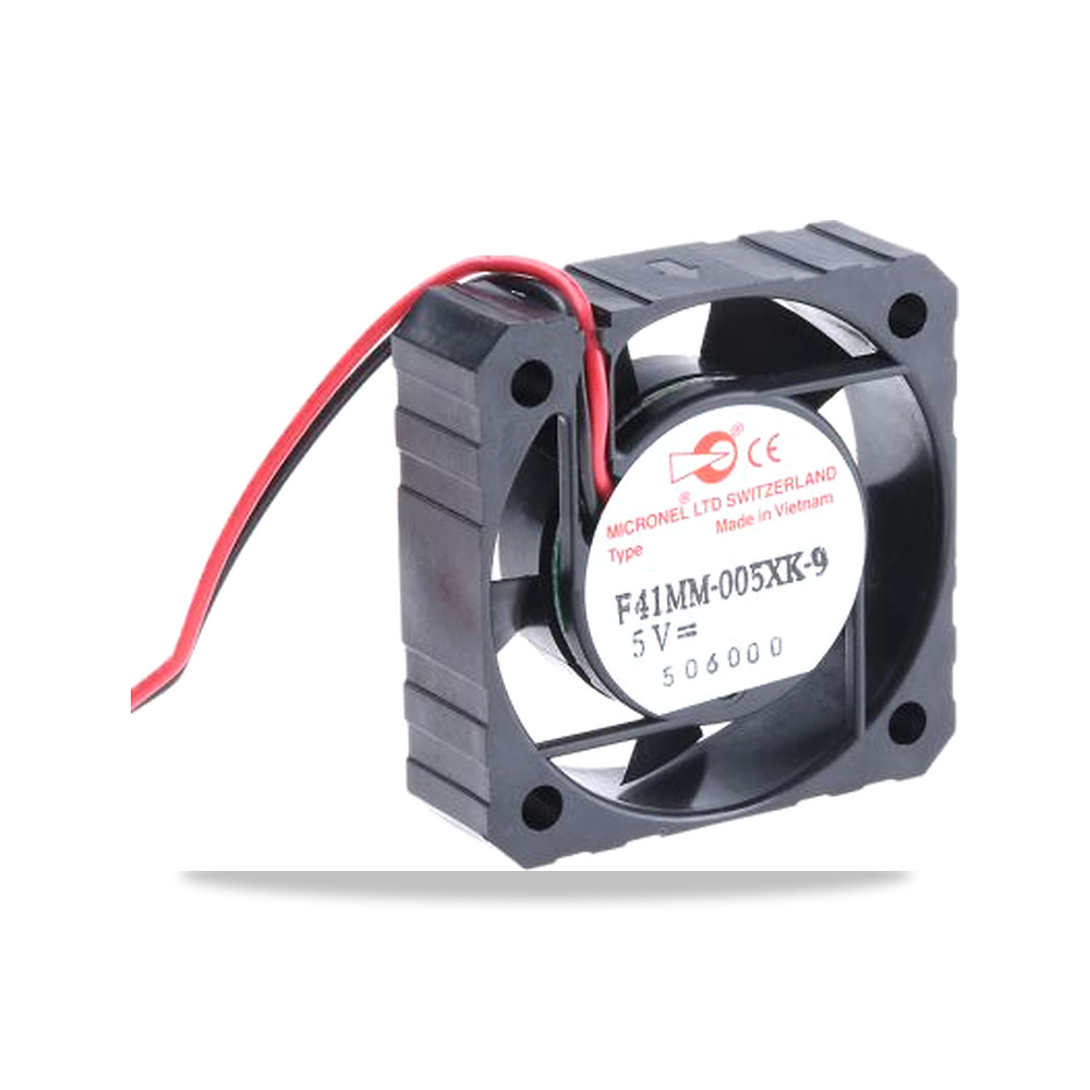 صورة منتج مروحة شفط وتبريد محورية (Axial Fan) 5 فولت 140 مللي أمبير 41 مم 12 مم Micronel موديل F41MM-005XK-9 - كود الصنف reemco-2027-0891714 - ماركة يباع من خلال reemco - توريد وتصوير حصري لشركة ريمكو القابضة السعودية