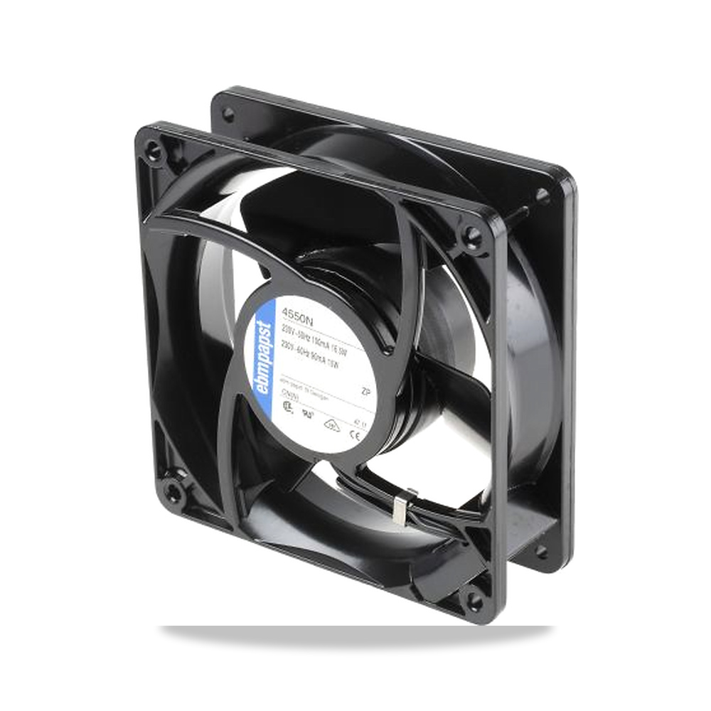 صورة منتج مروحة شفط وتبريد محورية (Axial Fan) 230 فولت 16.5 واط 717 مللي أمبير 119 مم 38 مم ebm-papst موديل 4550N - كود الصنف reemco-2027-0892411 - ماركة يباع من خلال reemco - توريد وتصوير حصري لشركة ريمكو القابضة السعودية