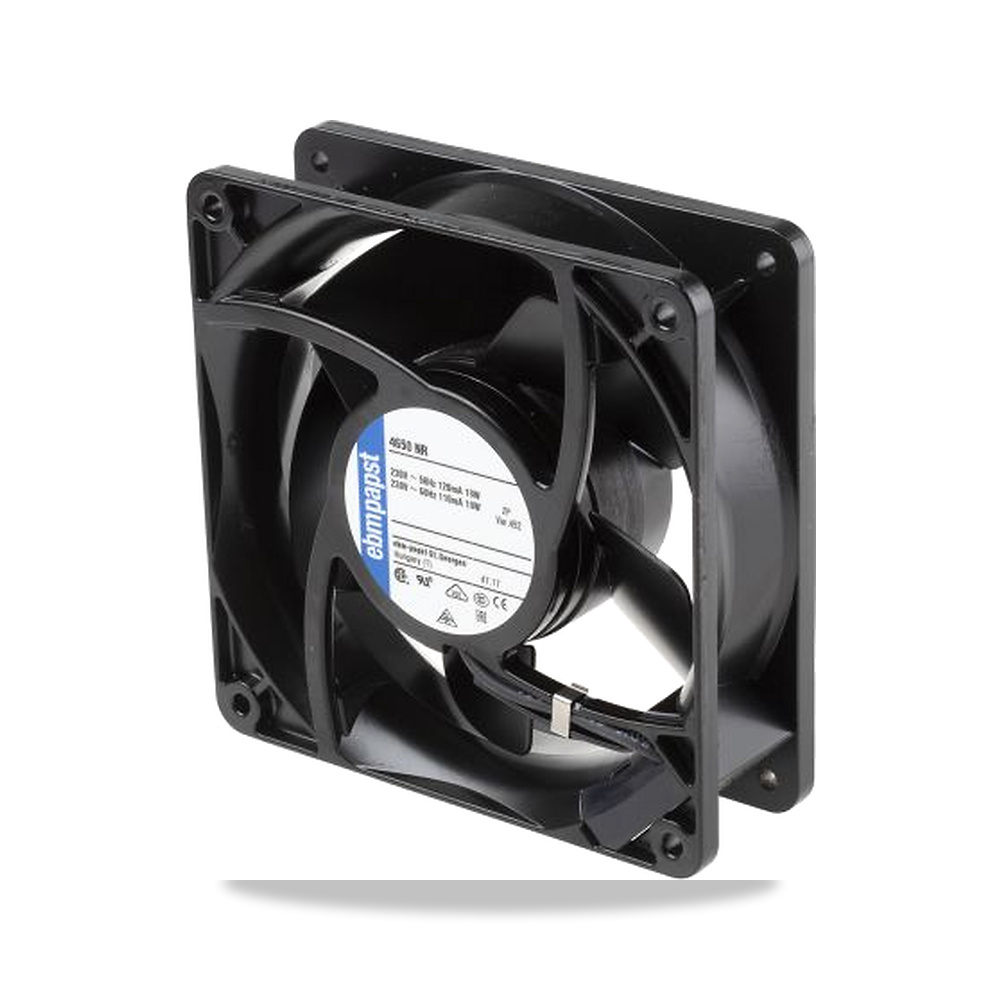 صورة منتج مروحة شفط وتبريد محورية (Axial Fan) 230 فولت 19 واط 82 مللي أمبير 119 مم 38 مم ebm-papst موديل 4650NR - كود الصنف reemco-2027-0894149 - ماركة يباع من خلال reemco - توريد وتصوير حصري لشركة ريمكو القابضة السعودية