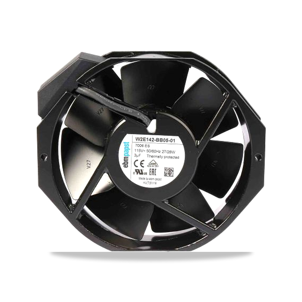 صورة منتج مروحة شفط وتبريد محورية (Axial Fan) مروحة تهوية وتبريد 115 فولت 28 واط 235 مللي أمبير موديل W2E142-BB05-01 - كود الصنف reemco-2027-0894170 - ماركة يباع من خلال reemco - توريد وتصوير حصري لشركة ريمكو القابضة السعودية