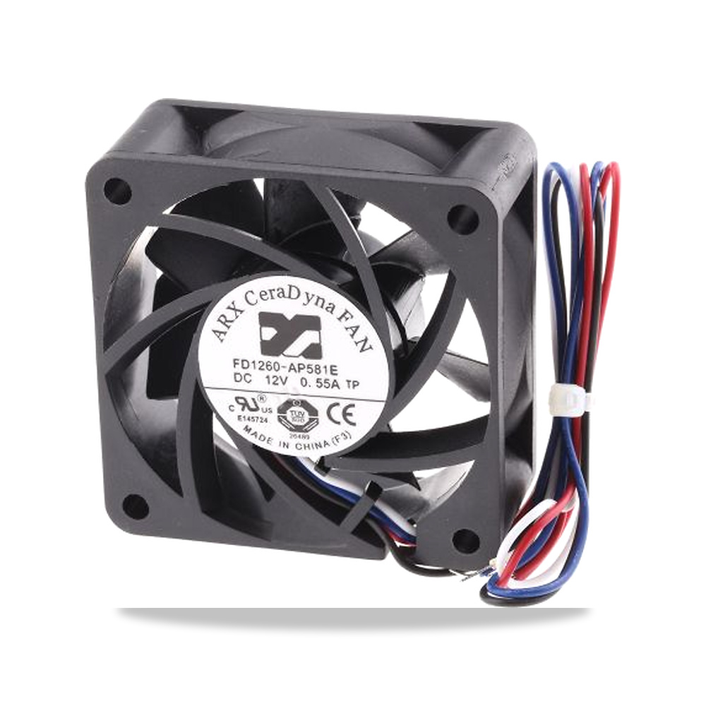 صورة منتج مروحة شفط وتبريد محورية (Axial Fan) 12 فولت 5.64 واط 0.47 أمبير 60 مم 25 مم ARX موديل FD1260-AP581E2AL - كود الصنف reemco-2027-0894179 - ماركة يباع من خلال reemco - توريد وتصوير حصري لشركة ريمكو القابضة السعودية